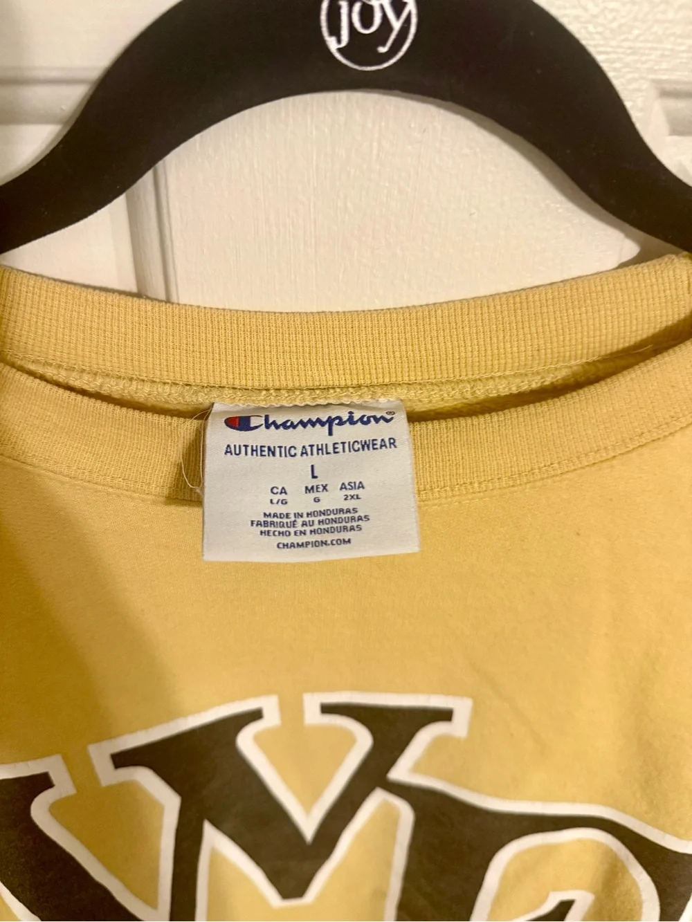 Champion Unisex Gold Wake Forest Crewneck Sweatshirt